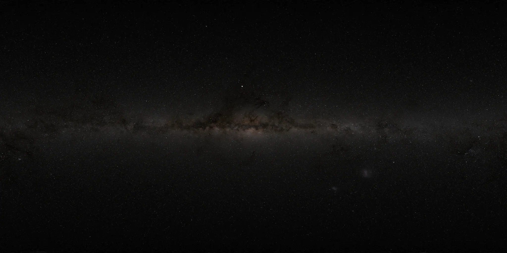 Preview of the Proxima-centred full-sky starfield in Galactic coordinates